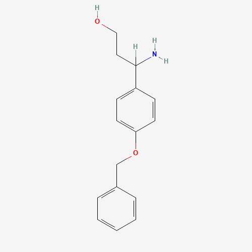 3-Amino-3-[4-(benzyloxy)phenyl]-1-propanol (CAS: 182057-85-8) - Related Chemical Product