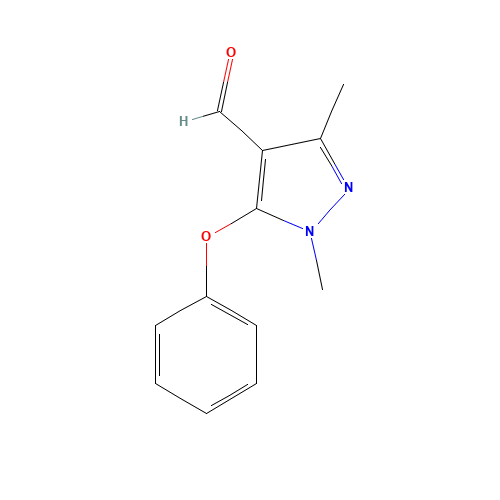 1,3-Dimethyl-5-phenoxy-1H-pyrazole-4-carbaldehyde (CAS: 109925-10-2) - Related Chemical Product