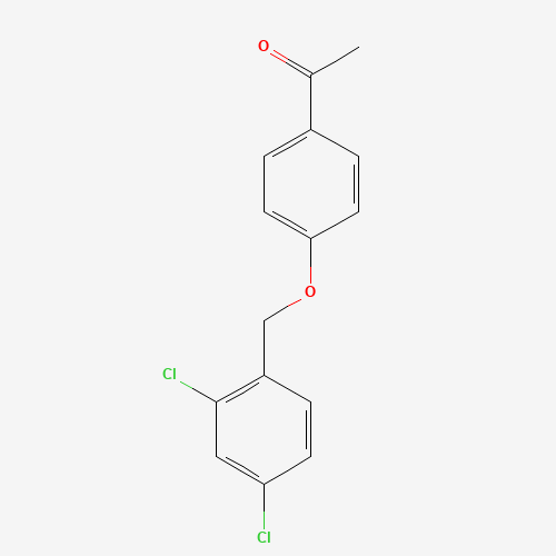 1-{4-[(2,4-Dichlorobenzyl)oxy]phenyl}-1-ethanone (CAS: 61292-27-1) - Related Chemical Product