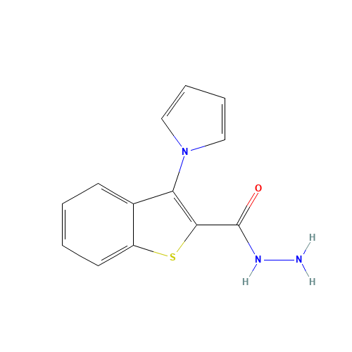 3-(1H-Pyrrol-1-yl)-1-benzothiophene-2-carbohydrazide (CAS: 107363-01-9) - Related Chemical Product