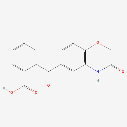 2-[(3-Oxo-3,4-dihydro-2H-1,4-benzoxazin-6-yl)-carbonyl]benzenecarboxylic acid (CAS: 26513-80-4) - Related Chemical Product