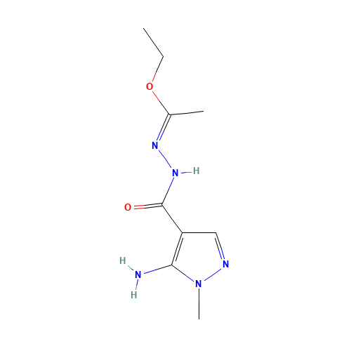 Ethyl N-[(5-amino-1-methyl-1H-pyrazol-4-yl)-carbonyl]ethanehydrazonoate (CAS: 114936-20-8) - Related Chemical Product