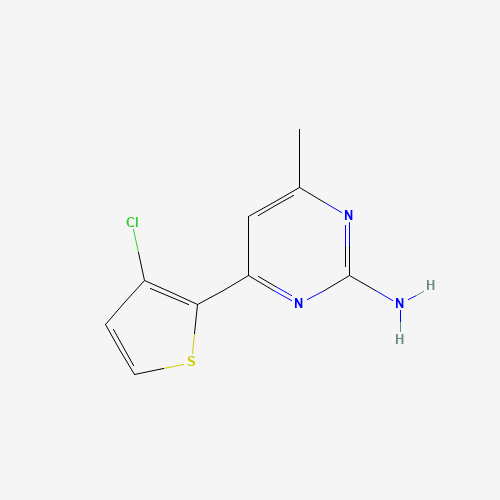 4-(3-Chloro-2-thienyl)-6-methyl-2-pyrimidinamine (CAS: 863305-81-1) - Related Chemical Product