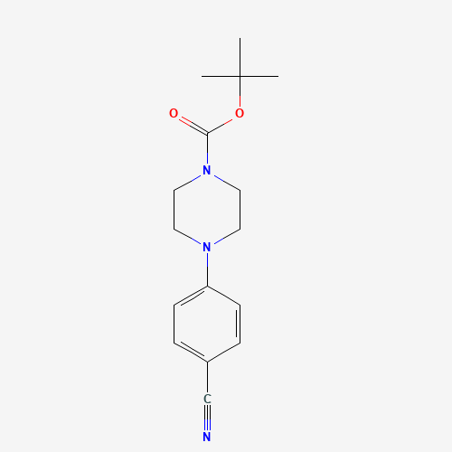 tert-Butyl 4-(4-cyanophenyl)tetrahydro-1(2H)-pyrazinecarboxylate (CAS: 186650-98-6) - Related Chemical Product