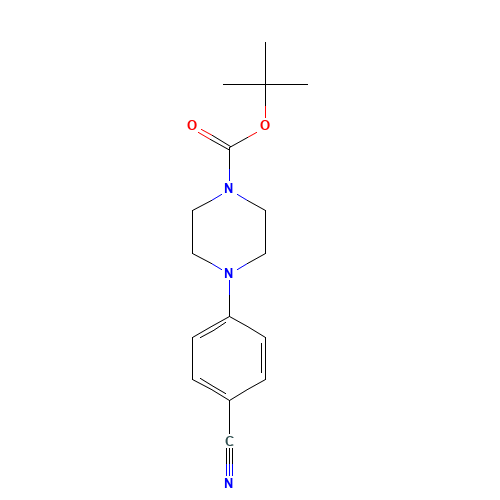 tert-Butyl 4-(4-cyanophenyl)tetrahydro-1(2H)-pyrazinecarboxylate (CAS: 186650-98-6) - Related Chemical Product