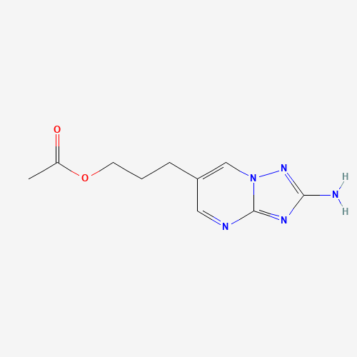 3-(2-Amino[1,2,4]triazolo[1,5-a]pyrimidin-6-yl)-propyl acetate (CAS: 85599-38-8) - Related Chemical Product