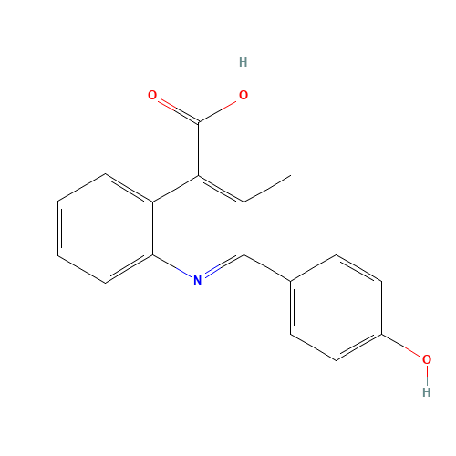 2-(4-Hydroxyphenyl)-3-methyl-4-quinolinecarboxylic acid (CAS: 107419-49-8) - Related Chemical Product