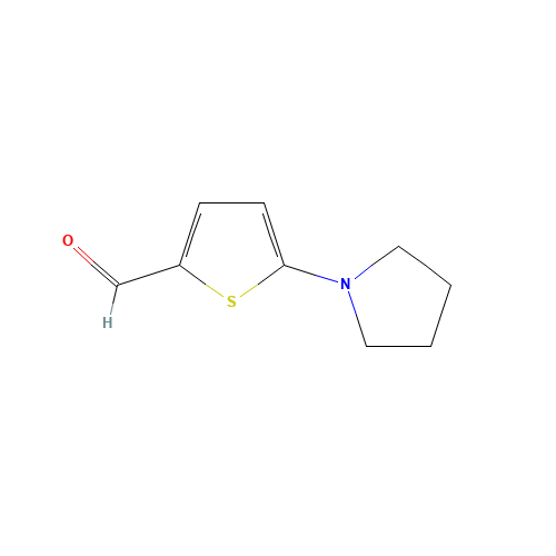 5-(1-Pyrrolidinyl)-2-thiophenecarbaldehyde (CAS: 24372-47-2) - Related Chemical Product