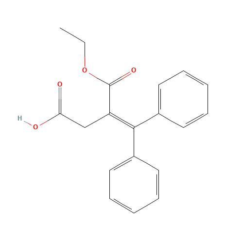 3-(Ethoxycarbonyl)-4,4-diphenyl-3-butenoic acid (CAS: 5438-22-2) - Related Chemical Product