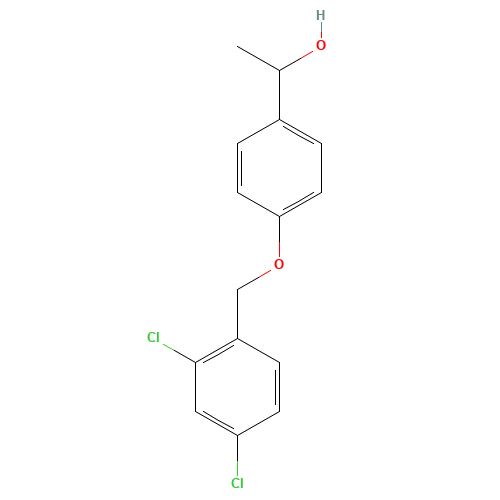 1-{4-[(2,4-Dichlorobenzyl)oxy]phenyl}-1-ethanol (CAS: 61292-28-2) - Related Chemical Product