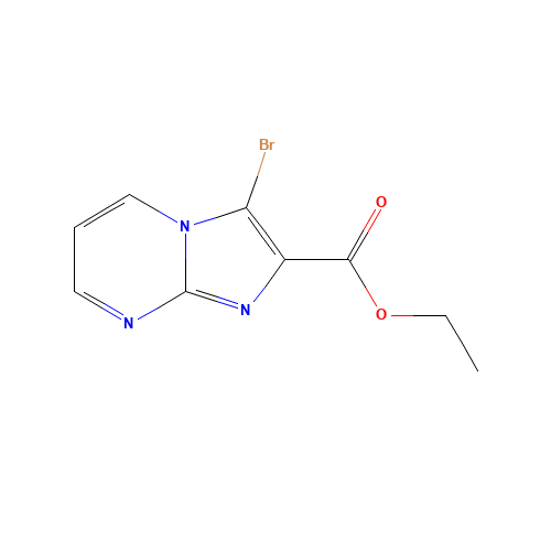 Ethyl 3-bromoimidazo[1,2-a]pyrimidine-2-carboxylate (CAS: 134044-63-6) - Related Chemical Product