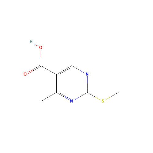 4-Methyl-2-(methylsulfanyl)-5-pyrimidinecarboxylic acid (CAS: 98276-75-6) - Related Chemical Product
