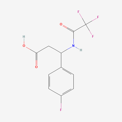 3-(4-Fluorophenyl)-3-[(2,2,2-trifluoroacetyl)-amino]propanoic acid (CAS: 117291-16-4) - Related Chemical Product