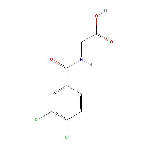 2-[(3,4-Dichlorobenzoyl)amino]acetic acid (CAS: 17321-80-1) - Related Chemical Product