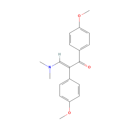 3-(Dimethylamino)-1,2-bis(4-methoxyphenyl)-2-propen-1-one (CAS: 66521-59-3) - Related Chemical Product