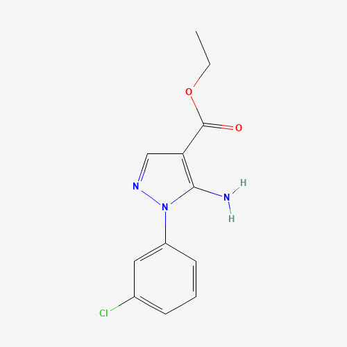 Ethyl 5-amino-1-(3-chlorophenyl)-1H-pyrazole-4-carboxylate (CAS: 15001-08-8) - Related Chemical Product