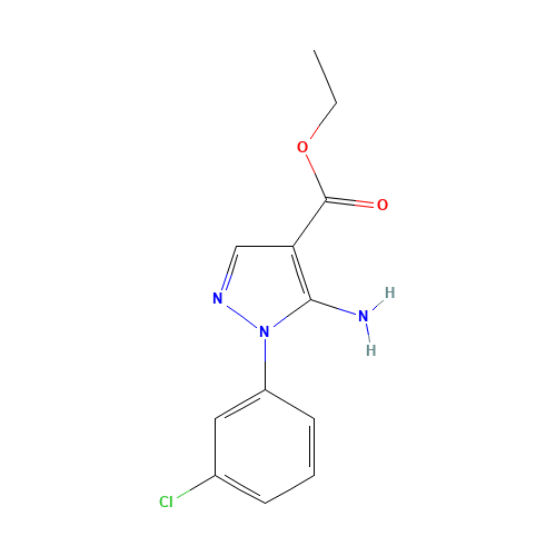 Ethyl 5-amino-1-(3-chlorophenyl)-1H-pyrazole-4-carboxylate (CAS: 15001-08-8) - Related Chemical Product