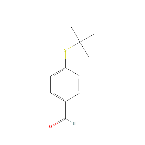 4-(tert-Butylsulfanyl)benzenecarbaldehyde (CAS: 88357-16-8) - Related Chemical Product