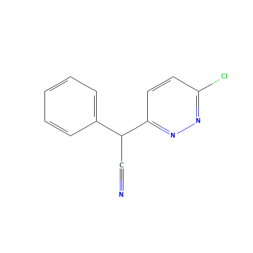 2-(6-Chloro-3-pyridazinyl)-2-phenylacetonitrile (CAS: 73535-73-6) - Related Chemical Product