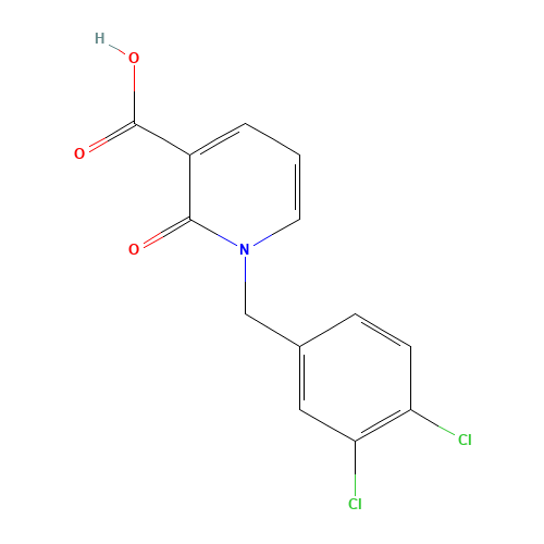 1-(3,4-Dichlorobenzyl)-2-oxo-1,2-dihydro-3-pyridinecarboxylic acid (CAS: 64488-03-5) - Related Chemical Product