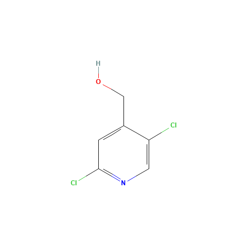 (2,5-Dichloro-4-pyridinyl)methanol (CAS: 866039-42-1) - Chemical Structure and Molecular Formula 