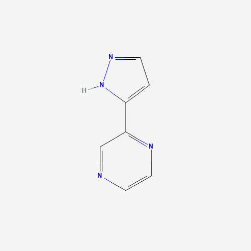 2-(1H-Pyrazol-3-yl)pyrazine (CAS: 111781-54-5) - Related Chemical Product