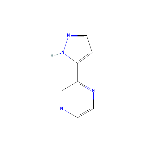 2-(1H-Pyrazol-3-yl)pyrazine (CAS: 111781-54-5) - Related Chemical Product