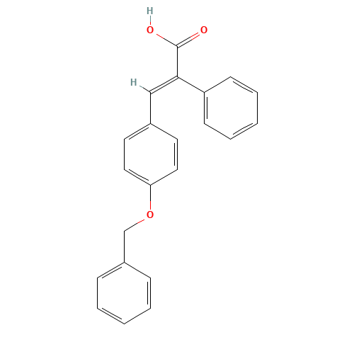 3-[4-(Benzyloxy)phenyl]-2-phenylacrylic acid (CAS: 126582-18-1) - Related Chemical Product