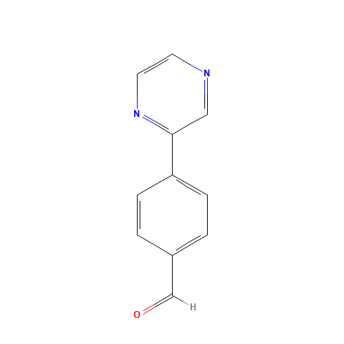 4-(2-Pyrazinyl)benzenecarbaldehyde (CAS: 127406-08-0) - Related Chemical Product