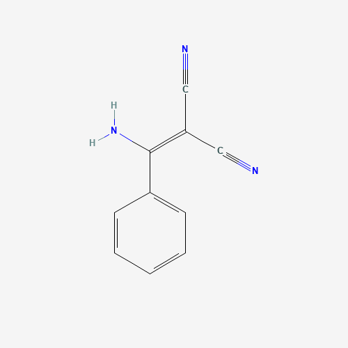 2-[Amino(phenyl)methylene]malononitrile (CAS: 3336-65-0) - Chemical Structure and Molecular Formula 