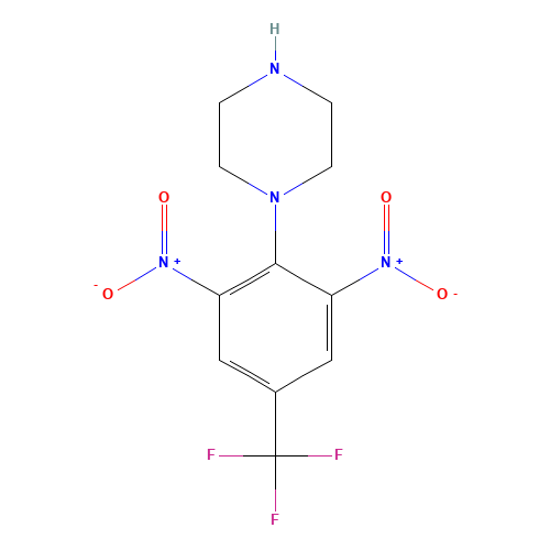 1-[2,6-Dinitro-4-(trifluoromethyl)phenyl]-piperazine (CAS: 36317-84-7) - Related Chemical Product