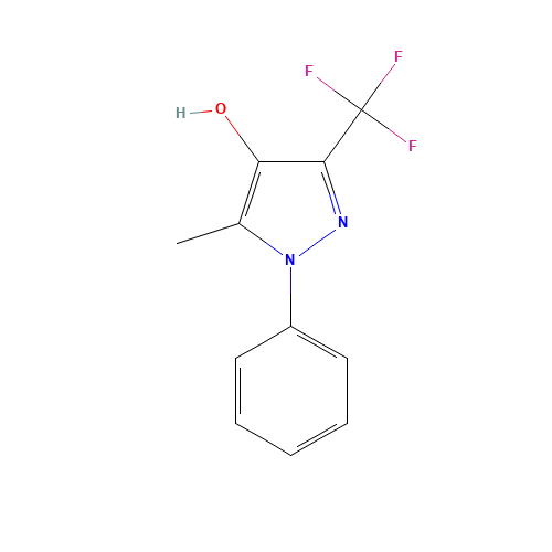 5-Methyl-1-phenyl-3-(trifluoromethyl)-1H-pyrazol-4-ol (CAS: 119868-25-6) - Related Chemical Product