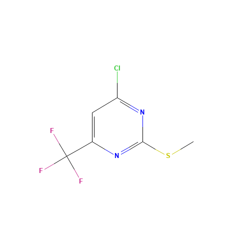 4-Chloro-2-(methylsulfanyl)-6-(trifluoromethyl)-pyrimidine (CAS: 16097-63-5) - Related Chemical Product