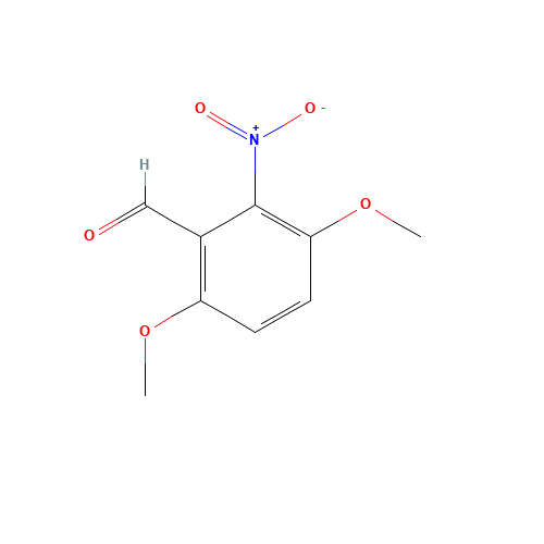 3,6-Dimethoxy-2-nitrobenzenecarbaldehyde (CAS: 1206-55-9) - Related Chemical Product