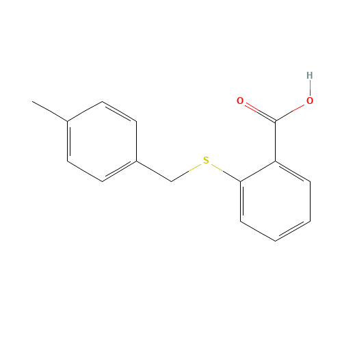 2-[(4-Methylbenzyl)sulfanyl]benzenecarboxylic acid (CAS: 104351-51-1) - Related Chemical Product