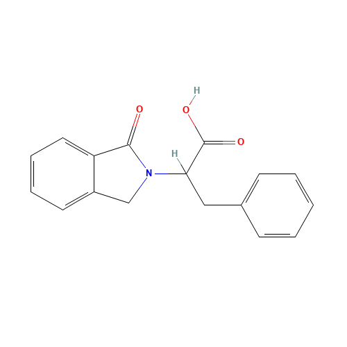 2-(1-Oxo-1,3-dihydro-2H-isoindol-2-yl)-3-phenylpropanoic acid (CAS: 96017-10-6) - Related Chemical Product
