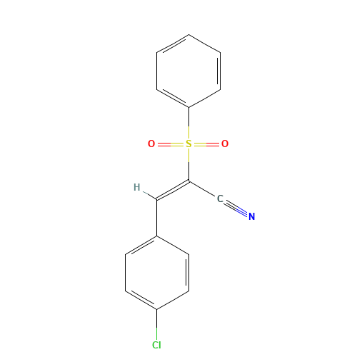 3-(4-Chlorophenyl)-2-(phenylsulfonyl)acrylonitrile (CAS: 50709-88-1) - Related Chemical Product