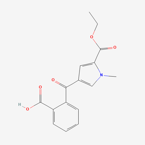 2-{[5-(Ethoxycarbonyl)-1-methyl-1H-pyrrol-3-yl]-carbonyl}benzenecarboxylic acid (CAS: 120562-90-5) - Related Chemical Product