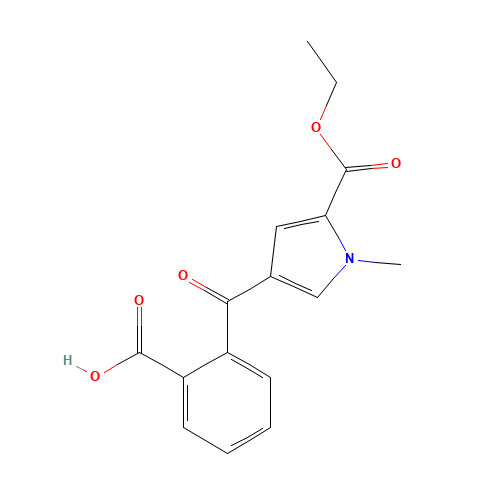 2-{[5-(Ethoxycarbonyl)-1-methyl-1H-pyrrol-3-yl]-carbonyl}benzenecarboxylic acid (CAS: 120562-90-5) - Related Chemical Product
