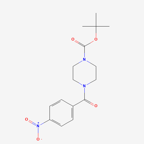 tert-Butyl 4-(4-nitrobenzoyl)tetrahydro-1(2H)-pyrazinecarboxylate (CAS: 509073-62-5) - Related Chemical Product