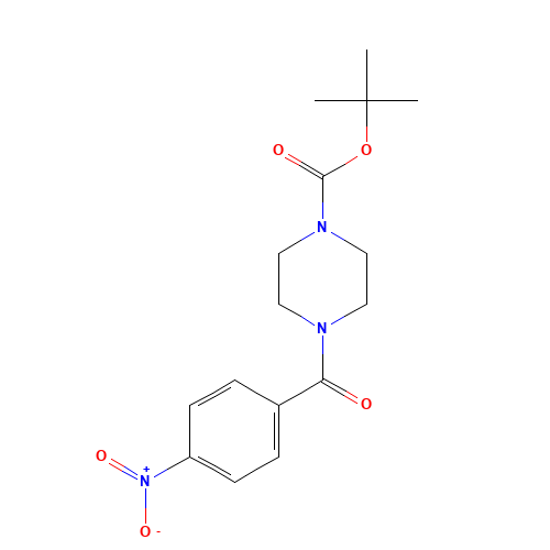 tert-Butyl 4-(4-nitrobenzoyl)tetrahydro-1(2H)-pyrazinecarboxylate (CAS: 509073-62-5) - Related Chemical Product