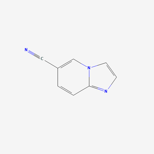 Imidazo[1,2-a]pyridine-6-carbonitrile (CAS: 106850-34-4) - Chemical Structure and Molecular Formula 