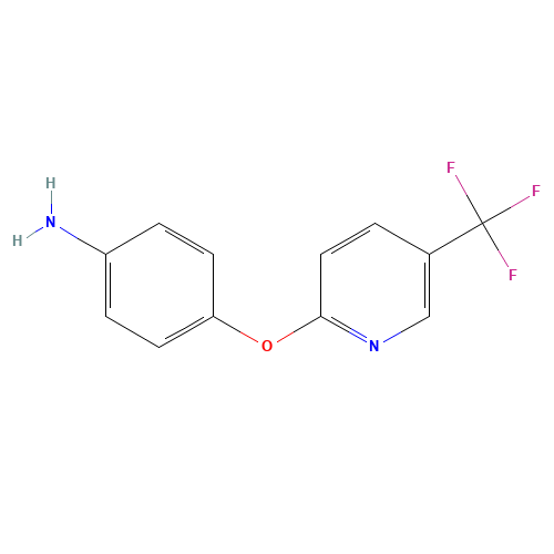 4-{[5-(Trifluoromethyl)-2-pyridinyl]oxy}aniline (CAS: 71422-81-6) - Related Chemical Product