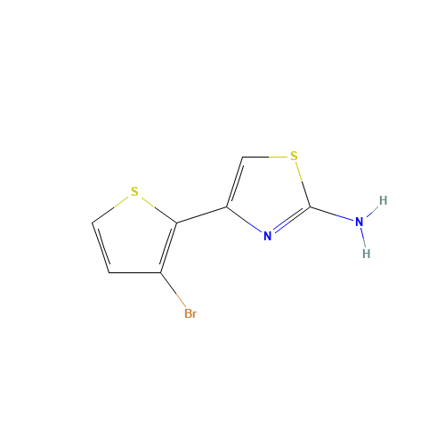4-(3-Bromo-2-thienyl)-1,3-thiazol-2-amine (CAS: 81216-90-2) - Related Chemical Product