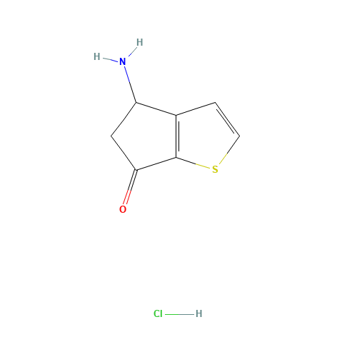 4-Amino-4,5-dihydro-6H-cyclopenta[b]thiophen-6-one hydrochloride (CAS: 108046-16-8) - Related Chemical Product