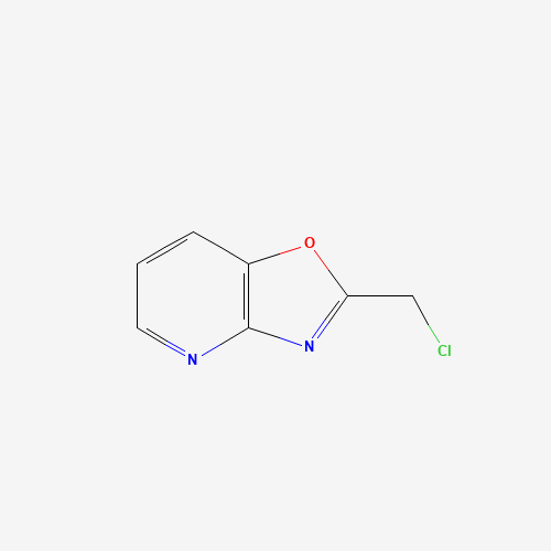 2-(Chloromethyl)[1,3]oxazolo[4,5-b]pyridine (CAS: 110704-34-2) - Chemical Structure and Molecular Formula 
