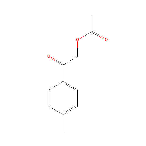 2-(4-Methylphenyl)-2-oxoethyl acetate (CAS: 65143-37-5) - Chemical Structure and Molecular Formula 