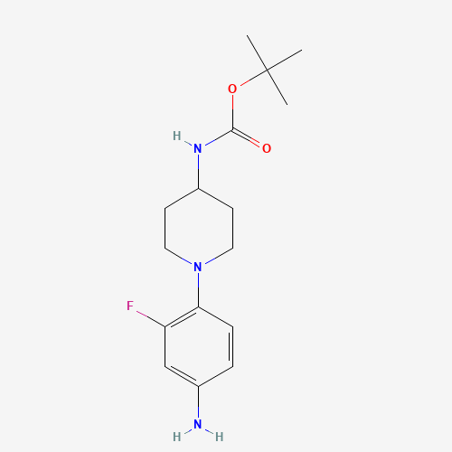 tert-Butyl 4-(4-amino-2-fluorophenyl)tetrahydro-1(2H)-pyrazinecarboxylate (CAS: 1000053-23-5) - Related Chemical Product