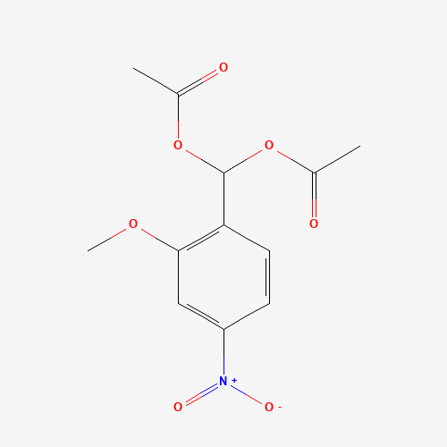 (Acetyloxy)(2-methoxy-4-nitrophenyl)methyl acetate (CAS: 198821-77-1) - Related Chemical Product