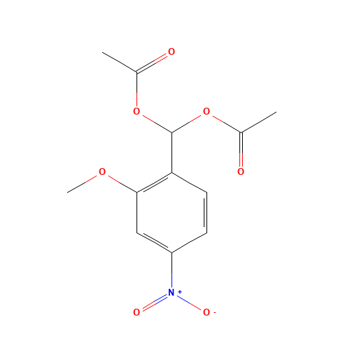 (Acetyloxy)(2-methoxy-4-nitrophenyl)methyl acetate (CAS: 198821-77-1) - Related Chemical Product